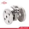 J-Valves China API/ISO/CE Wcb/304/316 150lb/300lb Floating/Fixed Type Full Bore Flanged Stainless Steel Ball Valves with ISO5211 High Mounting Pad with Lever Operated