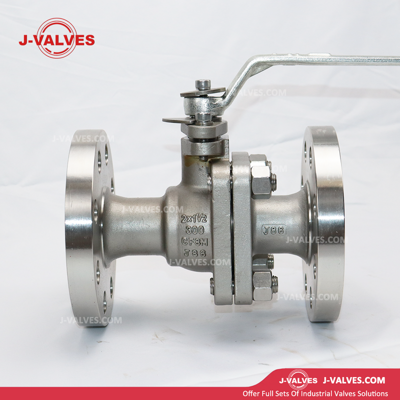 J-Valves China 2PC Flange End Stainless Steel CF8/CF8m/CF3/CF3m Reduce Bore Floating Ball Valve