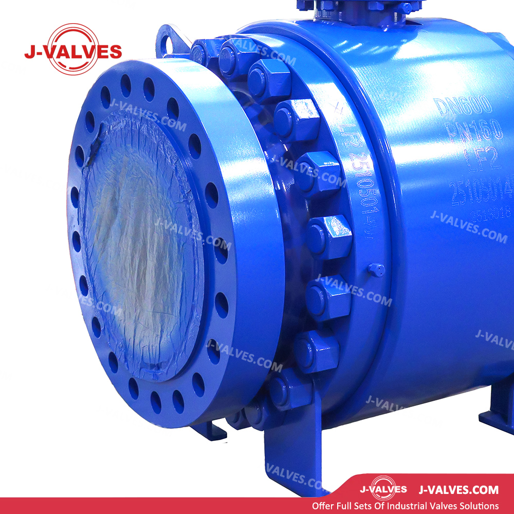 24"PN160 LF2 Three Piece Trunnion Mounted Ball Valve