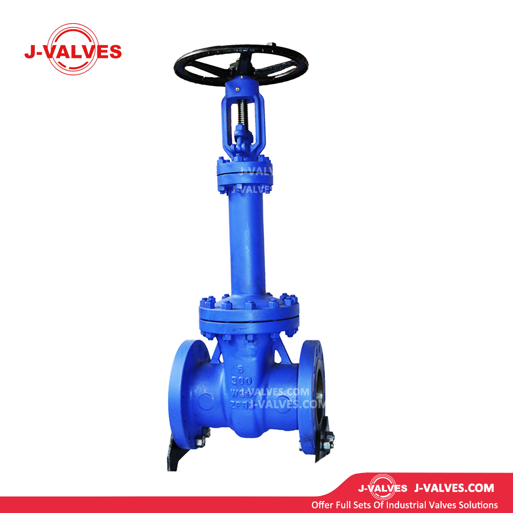 J-Valves China DIN 6′′ 300# Carbon Steel Bellows Seal Cryogenic Gate Valve