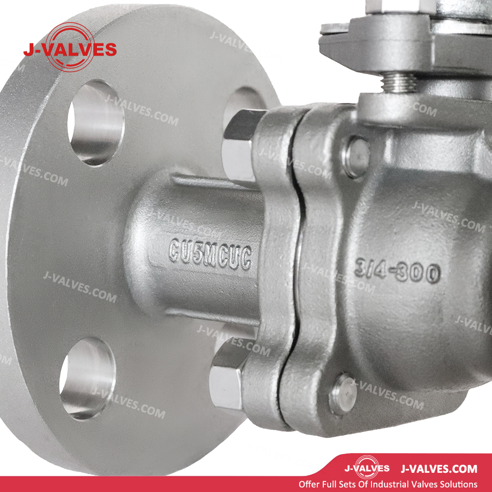 Quality Industrial Valve Product Made in China J-Valves Two Piece High Pressure DN20 CU5MCUC Flange End Nickel Alloy Ball Valve For Nuclear Power