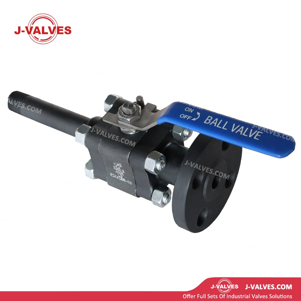 Quality Industrial Valve Product Made in China J-Valves Flange&Thread Extended Ends Carbon Steel A105 300LB 3PC Ball Valve
