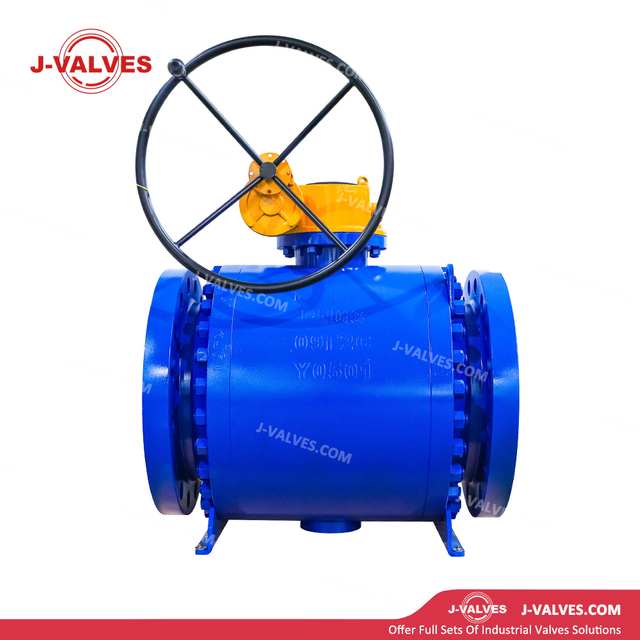 DN400 PN63 Low Alloy Steel Trunnion Mounted Ball Valve