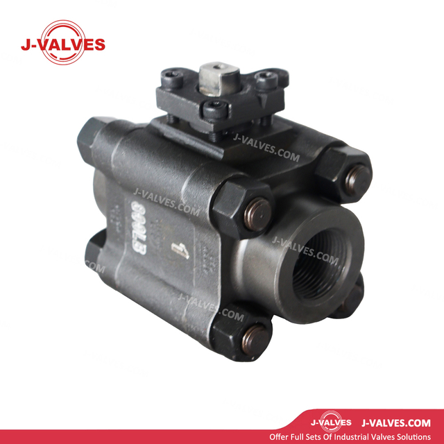1" 800LB A105N Three Piece High Pressure Floating Ball Valve