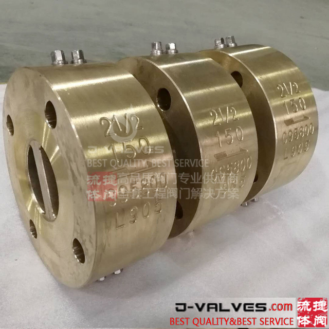 Forged Nickel Aluminum Bronze C95800 Wafer Type Lug Check Valve With 150LB