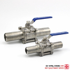 Stainless Steel CF8M 3PC Extended Welding Ball Valve in High Quality