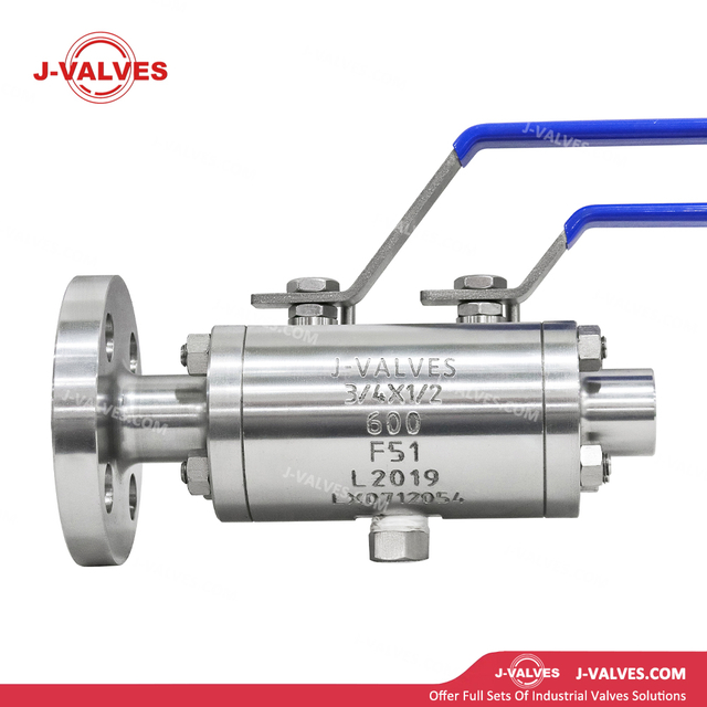 3/4x1/2 600LB F51 DBB Ball Valve