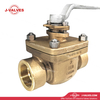 2" 150LB C95800 Top Entry Threaded Floating Ball Valve Full Port Low Resistance Design