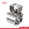 Quality Industrial Valve Product Made in China J-Valves 1000PSI Duplex Stainless Steel F51 Threaded End 3PC Ball Valve with Platform