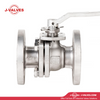 J-Valves China Stainless Steel CF8/CF8m 2PC Full Port End ANSI with Mounting Pad Ball Valve Flange