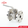 J-Valves Made in China JIS Stainless Steel CF8m 2PC Floating Flange Ball Valve
