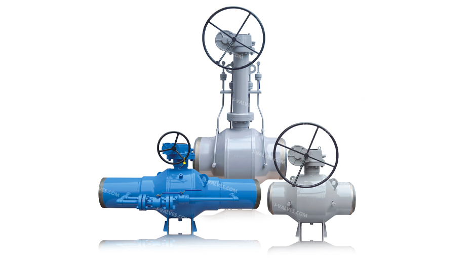 Fully welded ball valve