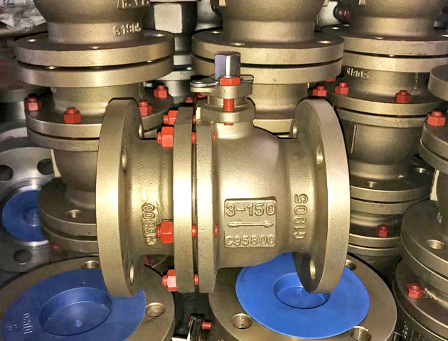 Bronze Flanged Floating Ball Valve