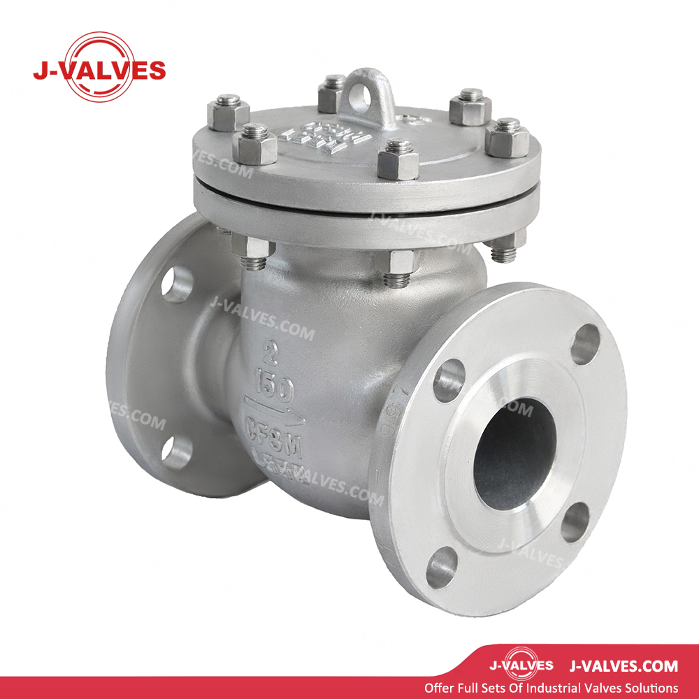 China-Made J-Valves 2 inch ANSI Class 150 Stainless Steel CF8M Bolted bonnet Flange End High-performance Swing Type Check Valve