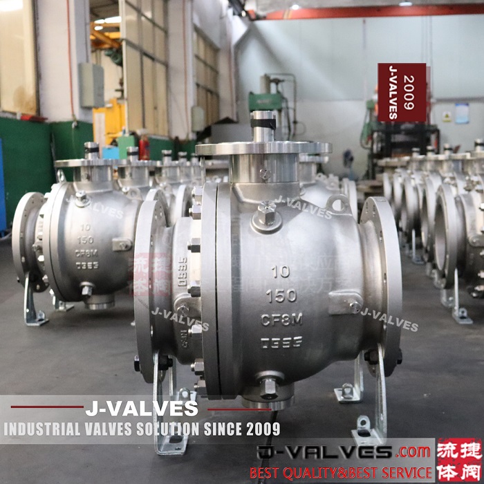 How J-VALVES 10'' 150LB CF8M Trunnion Mounted Ball Valve in Canada Cater To Industrial Needs Precisely