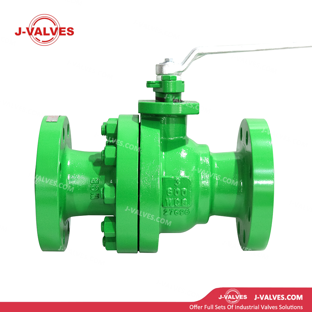 Quality Industrial Valve Product Made in China J-Valves Control Gas Carbon Steel 600LB 2PC Flanged Floating Ball Valve
