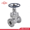 J-Valves China ASME/DIN/JIS 304/316 Flexible Wedge 300lb Flanged Rising Stem Stainless Steel Gate Valve with Handwheel Bevel Gear