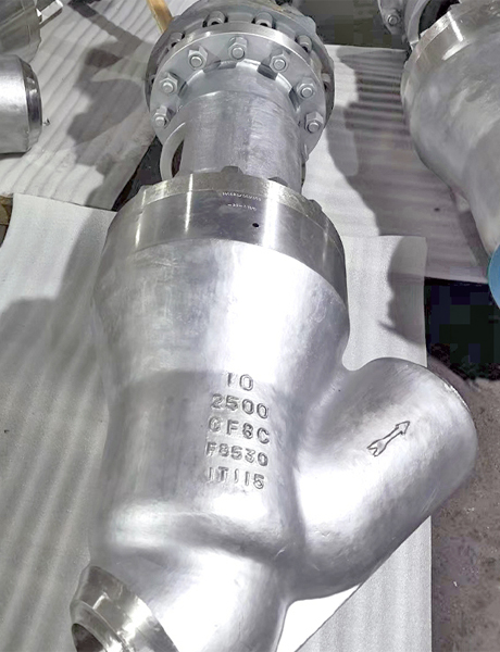 Stainless steel CF8C pressure sealed globe valve