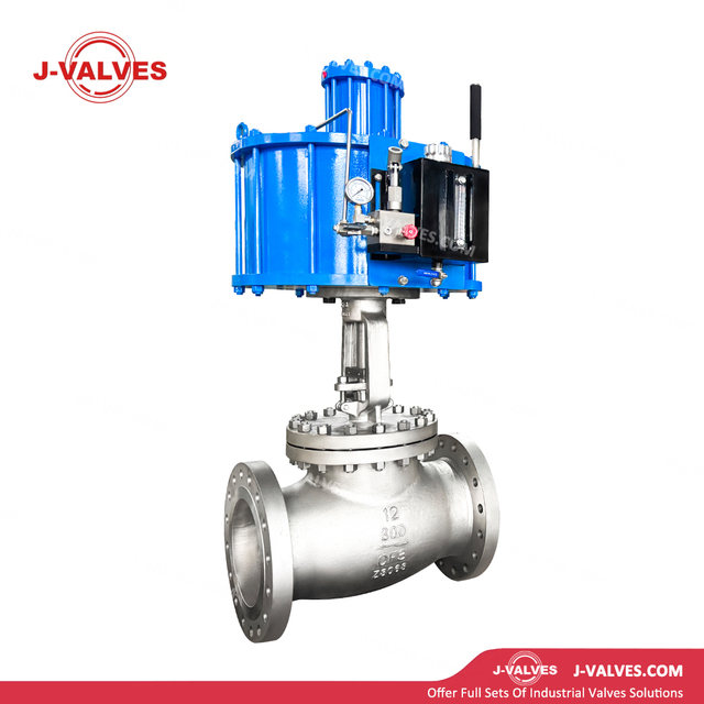 12"300LB CF3 Pneumatic Actuator Globe Valve