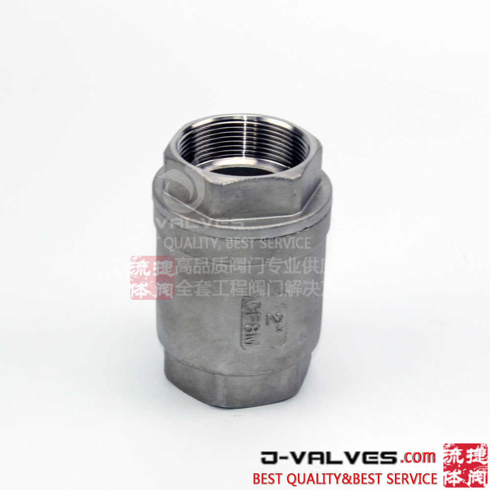 Stainless Steel Screwed Vertical Check Valve