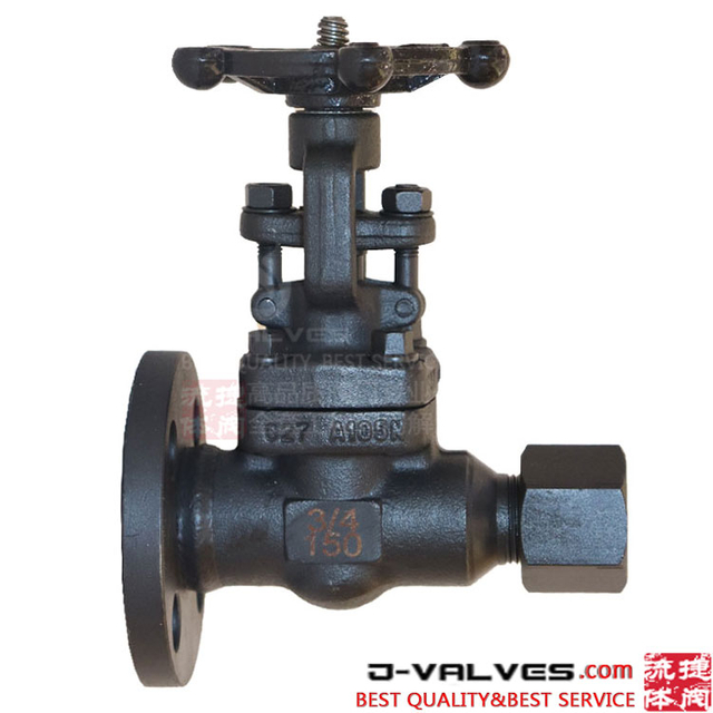 3/4inch A105 Forged Steel F-NPT with Flange Gate Valve