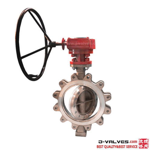 Aluminum Bronze C95800 Lug Type Wafer Butterfly Valve with Gear