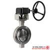 150LB Wafer Type Stainless Steel Metal Sealed Triple Eccentric Butterfly Valve