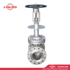 China-Made J-Valves 6inch ANSI Class 300 OS&Y Stainless Steel CF8M Handwheel Operation Flange RF Extended bonnet With drip tray Cryogenic Gate Valve