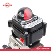 Quality Industrial Valve Product Made in China J-Valves 150LB Two Piece Pneumatic Stainless Steel Flanged Ball Valve with Air Filter, Limit Switch, Solenoid Valve, Positioner