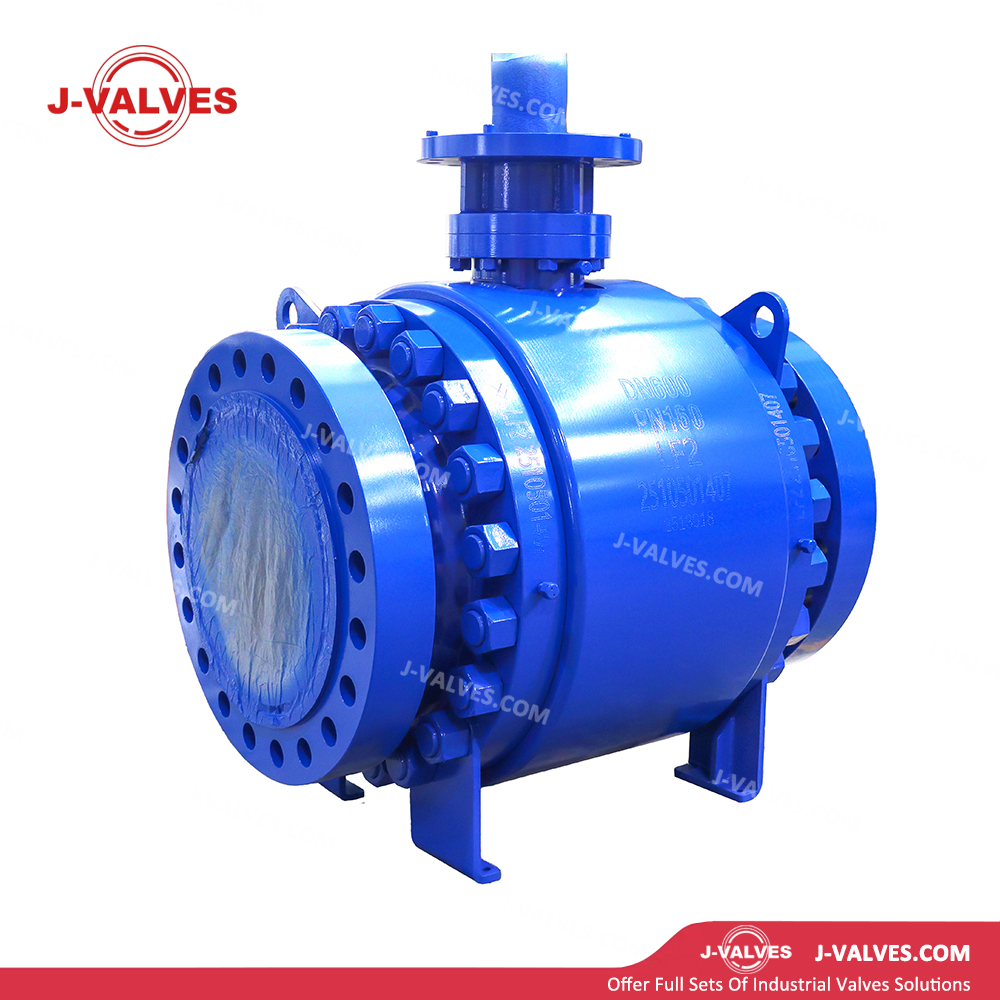 24"PN160 LF2 Three Piece Trunnion Mounted Ball Valve