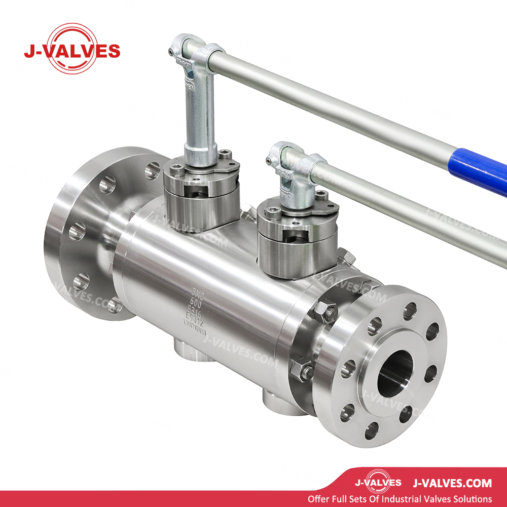 Quality Industrial Valve Product Made in China J-Valves 3*2′′ Flanged Stainless Steel F316 600LB DBB Double Block And Bleed Ball Valve
