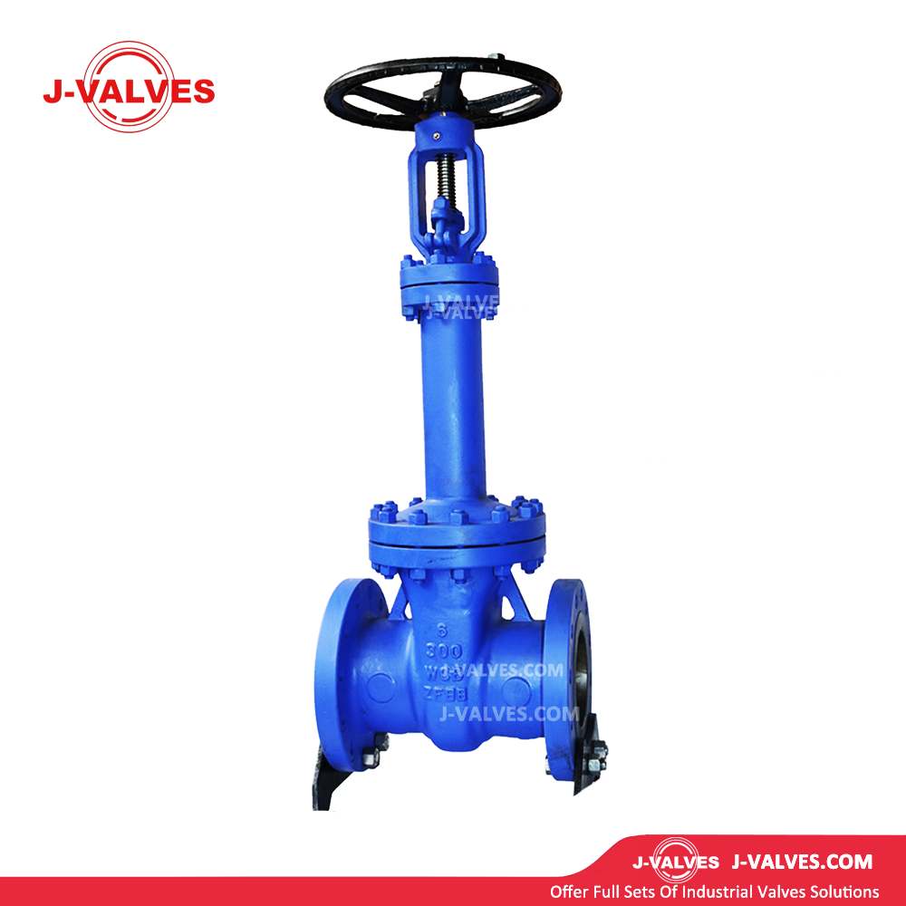 J-Valves China DIN 6′′ 300# Carbon Steel Bellows Seal Cryogenic Gate Valve