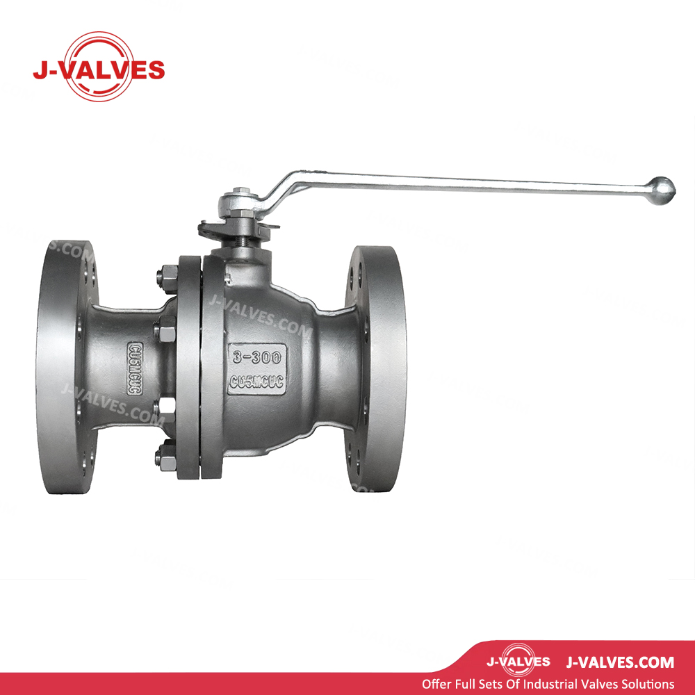 Quality Industrial Valve Product Made in China J-Valves Two Piece High Pressure DN80 CU5MCUC Flange End Nickel Alloy Ball Valve For Nuclear Power