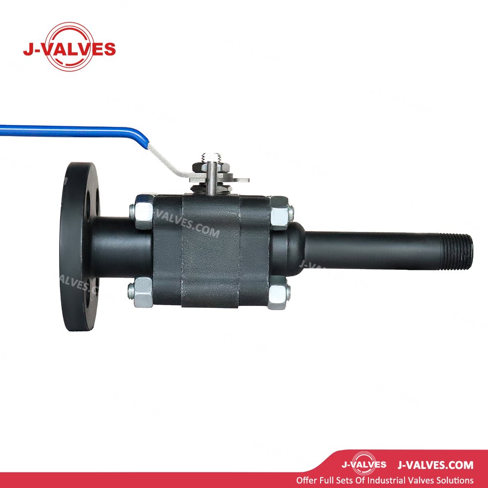 Quality Industrial Valve Product Made in China J-Valves Flange&Thread Extended Ends Carbon Steel A105 300LB 3PC Ball Valve