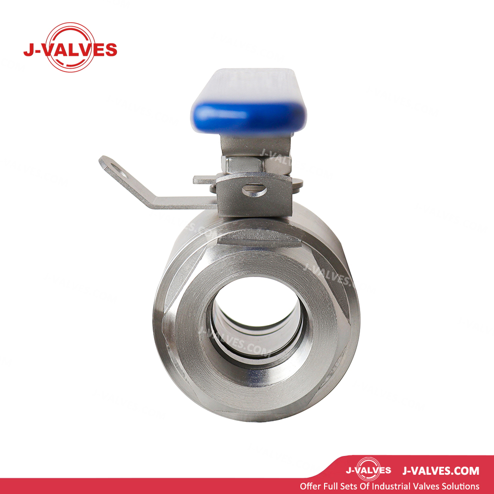Quality Industrial Valve Product Made in China J-Valves 1-1/2'' 1000PSI Duplex Stainless Steel F51 Threaded End 3PC Ball Valve