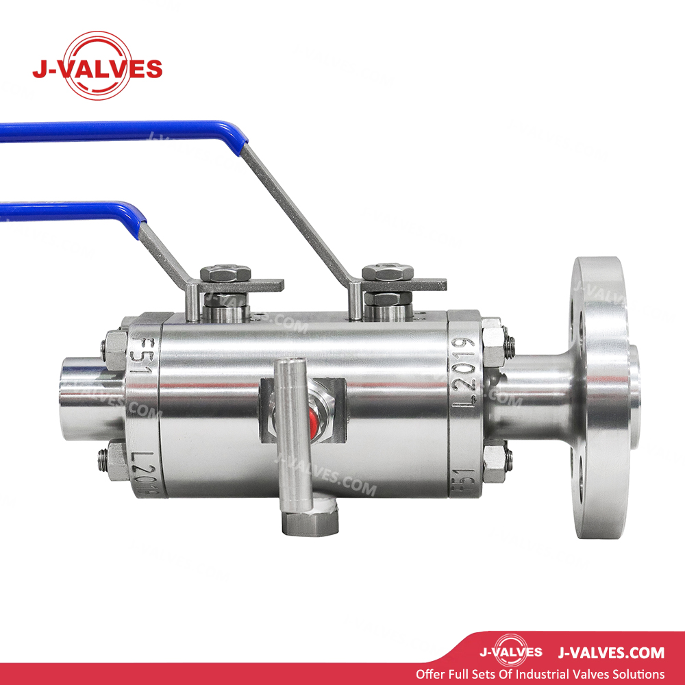 Quality Industrial Valve Product Made in China J-Valves 1/2′′ Flange&Thread Reduce Bore Duplex Stainless Steel F51 DBB Ball Valve