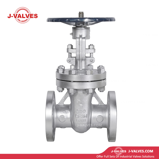 J-Valves China ASME/DIN/JIS 304/316 Flexible Wedge 300lb Flanged Rising Stem Stainless Steel Gate Valve with Handwheel Bevel Gear