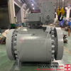 A105 Metal Seated Trunnion Ball Valve