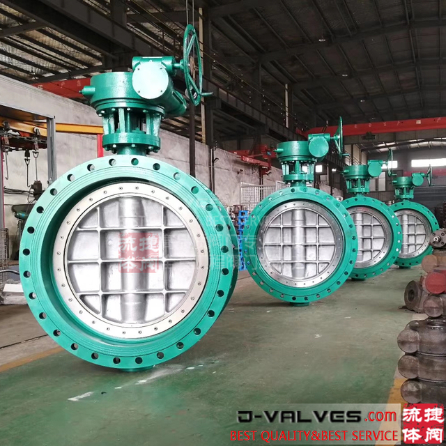 Cast Steel Flanged Eccentric Butterfly Valve
