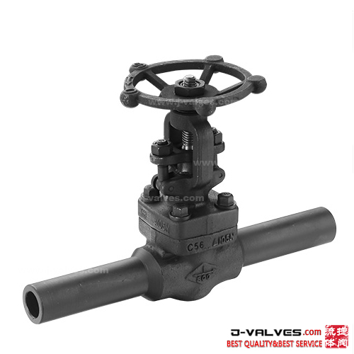 Lengthened Welded 100mm Forged Steel A105 Welding Globe Valve