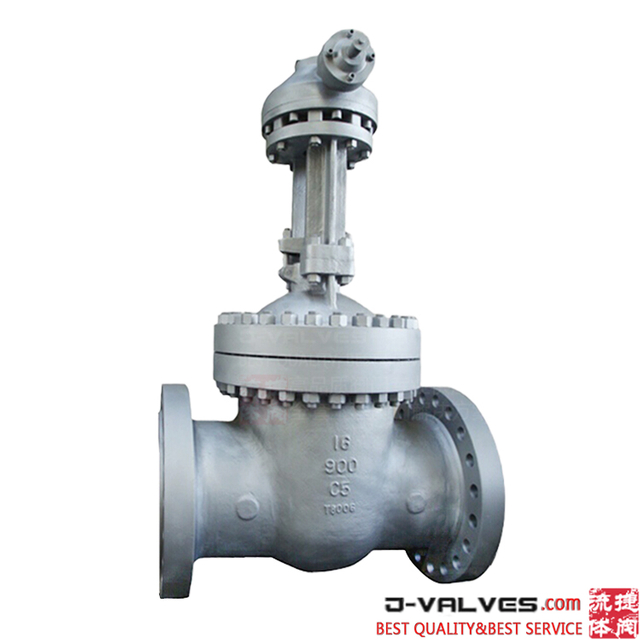 API 16inch 900lb A217 C5 stainless steel flange gate valve