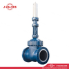 Quality Industrial Valve Product Made in China J-Valves 24'' 600LB RF Cast Cabon Steel WC6 Hydrodynamic Actuator Rising Stem Gate Valve