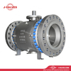 J-Valves China 600lb 16*14‘ ’ Stainless Steel F316/F304 Trunnion Mounted 3PC Flange Ball Valve
