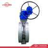 24"900LB CF8M Triple Eccentric Flanged Butterfly Valve