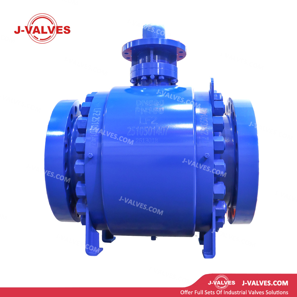 24"PN160 LF2 Three Piece Trunnion Mounted Ball Valve