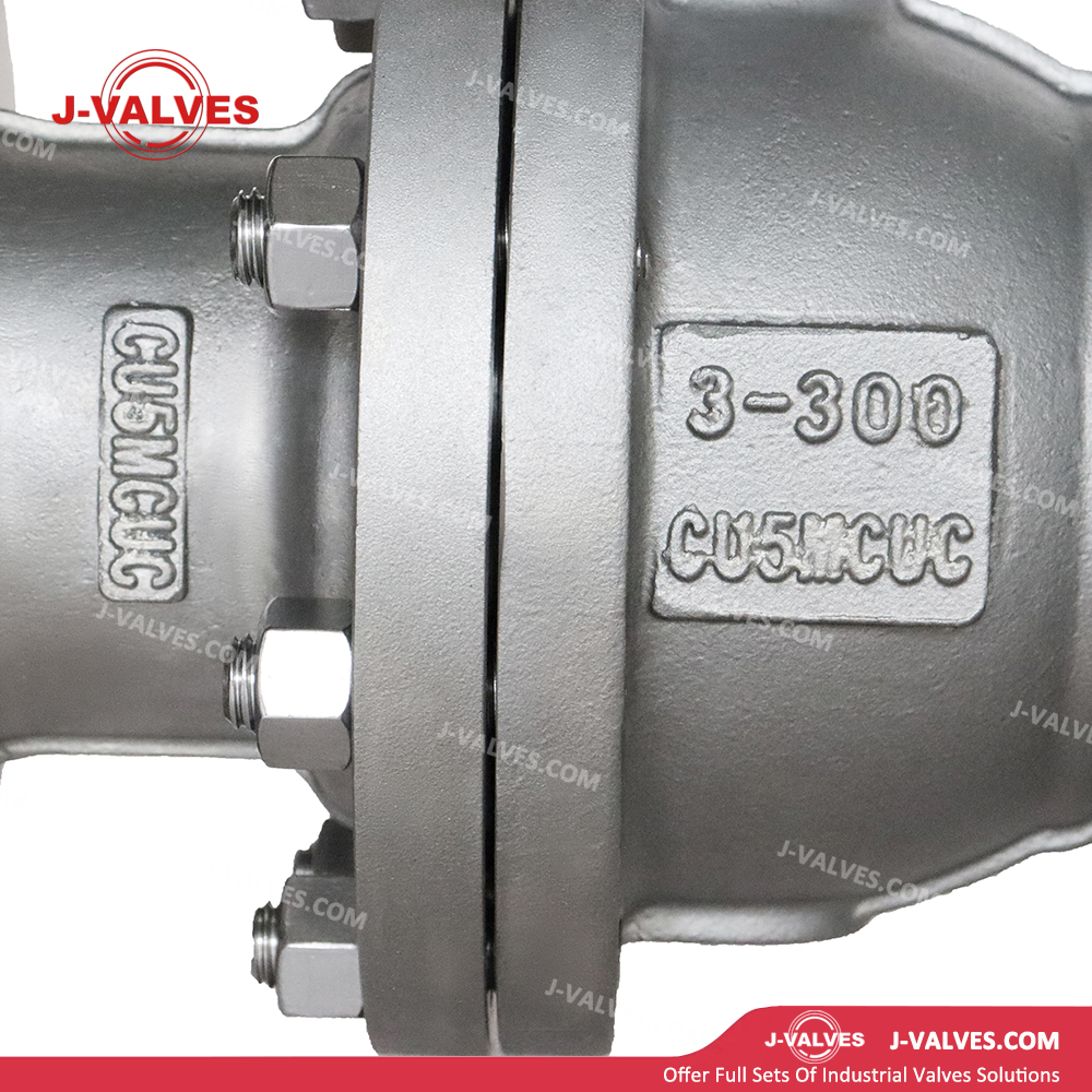 Quality Industrial Valve Product Made in China J-Valves Two Piece High Pressure DN80 CU5MCUC Flange End Nickel Alloy Ball Valve For Nuclear Power