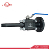 Quality Industrial Valve Product Made in China J-Valves Flange&Thread Extended Ends Carbon Steel A105 300LB 3PC Ball Valve