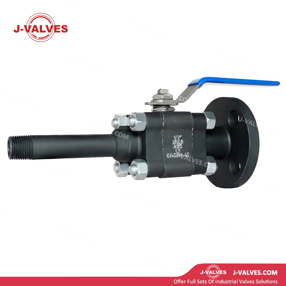 Quality Industrial Valve Product Made in China J-Valves Flange&Thread Extended Ends Carbon Steel A105 300LB 3PC Ball Valve