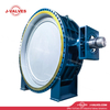 DN2800 PN10 WCB Three Eccentric Flange Butterfly Valve