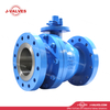 Quality Industrial Valve Product Made in China J-Valves Control Gas Carbon Steel WCB 6'' 300LB 2PC Flanged Floating Ball Valve